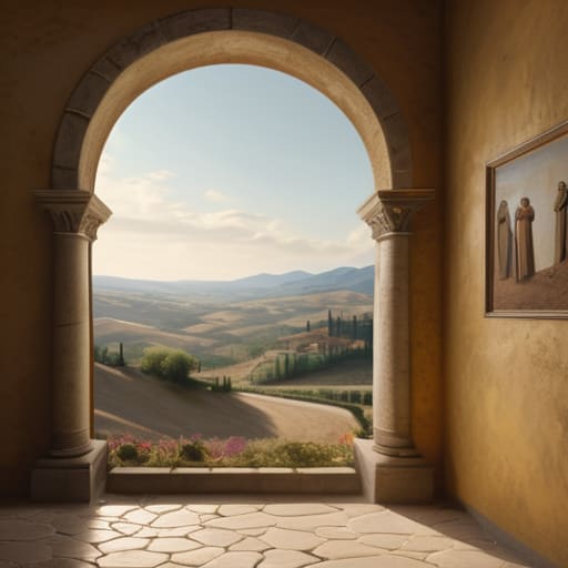 The Medieval Flatness Before the Renaissance Shift.