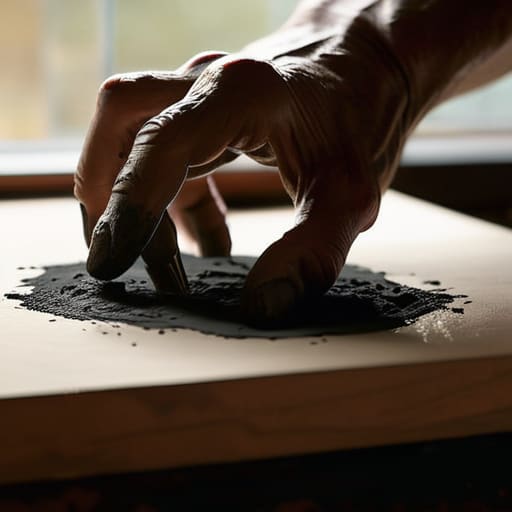 Artist practicing Drawing as a Way of Thinking.