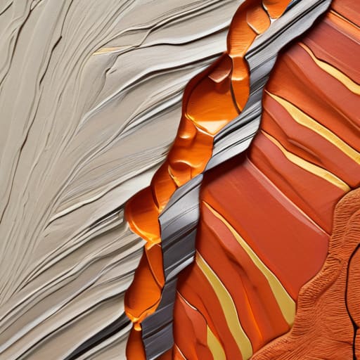 The Value in the Visceral: textured impasto.