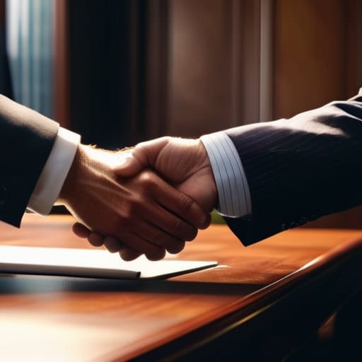 The Cost of the Handshake photograph.