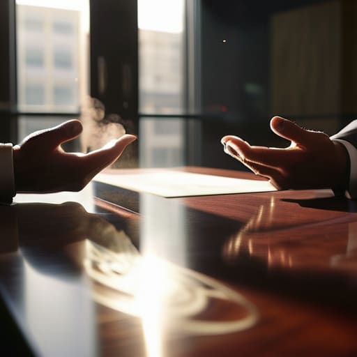 The Myth of the Handshake photograph.