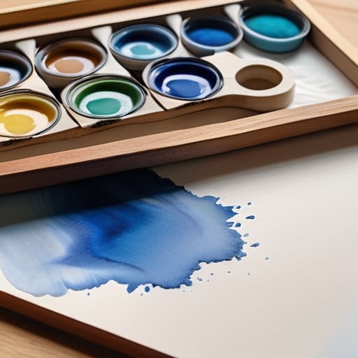 Choosing the right canvas for watercolors.