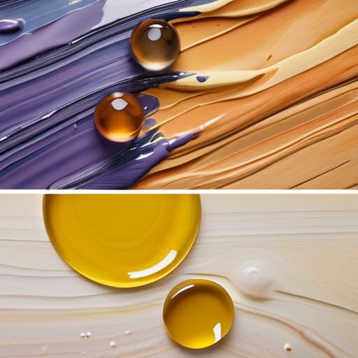 Understanding how acrylics differ from oils.