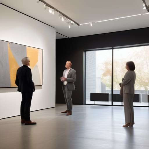 How galleries choose artists based on sales.