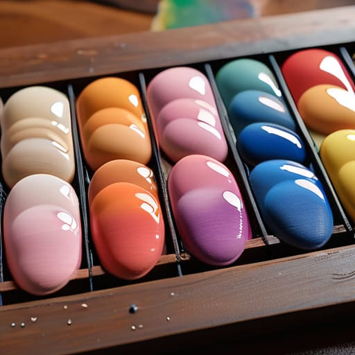 An illustration showing how gouache is used.