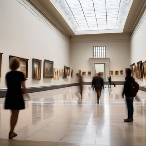 Explaining how public galleries differ in timescales.