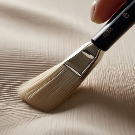 Learning how to prepare a canvas.