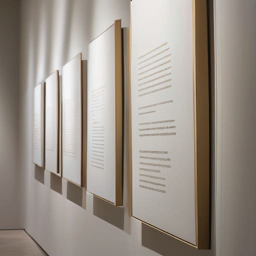 Guide on how wall labels should be written.