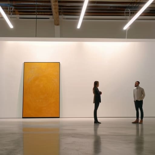 How gallery relationships are maintained with artists.