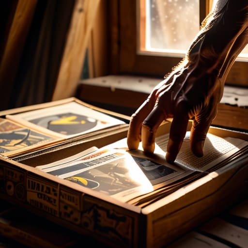 The art of hunting for classic comic books.