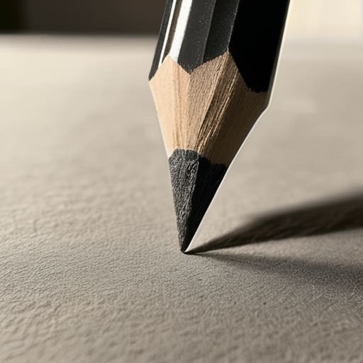 Choosing pencils for The Final Mark.