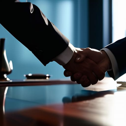 The Cost of a Handshake photograph.