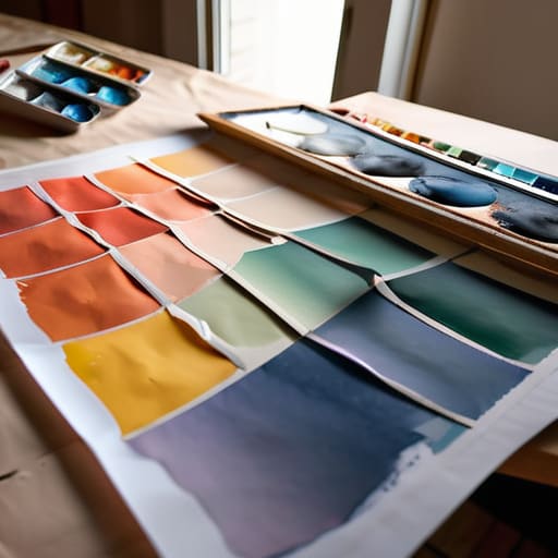 Choosing the right canvas for watercolors.