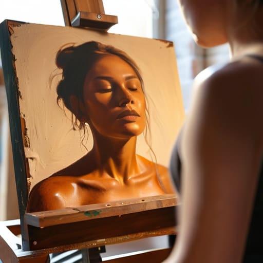 Complete guide to portrait painting book cover.