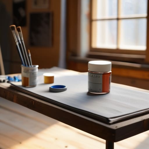 How to choose paints and supports.